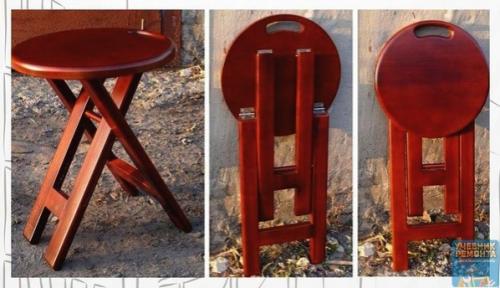 Модель складного табурета своими руками. 07
