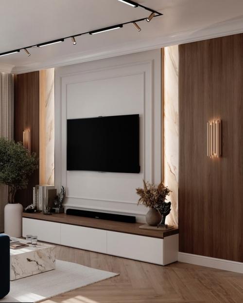 Кухня - гостиная в этом загородном доме - настоящая ода утончённости и вкусу. 01