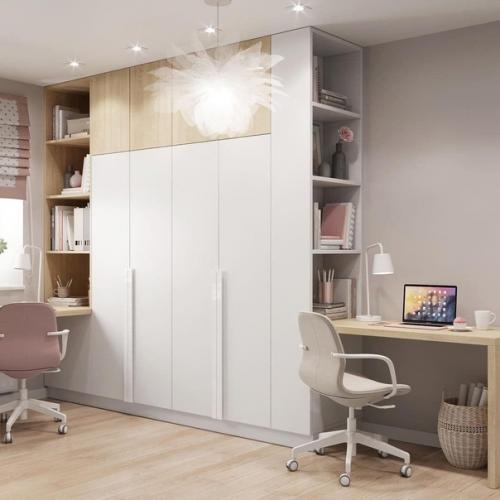 Милейшая детская для двух сестренок, площадью всего 12, 8 кв. 03