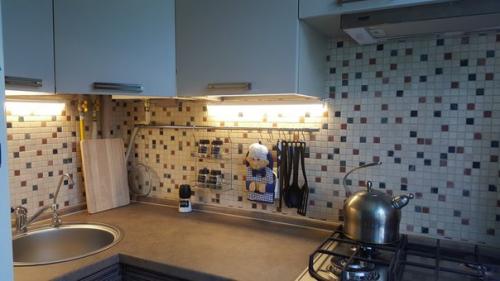 Моя маленькая кухня (5, 5 кв м) дизайн свой, исполнение кухни Мария. 01