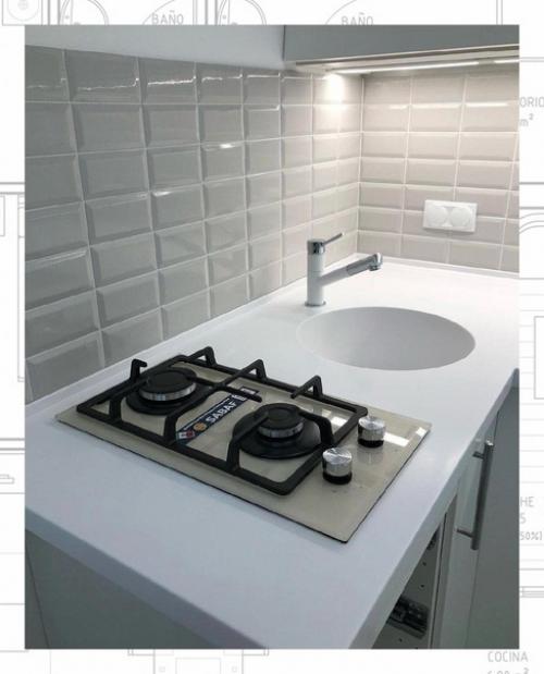 Вот такая кухонька в5, 5кв. 05