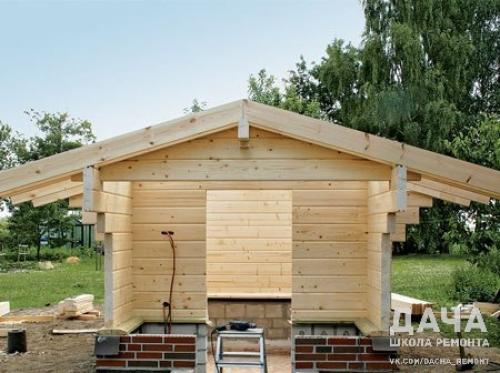 Инструкция для постройки садовой сауны. 08