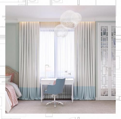 Детская комната для двух девочек. 03