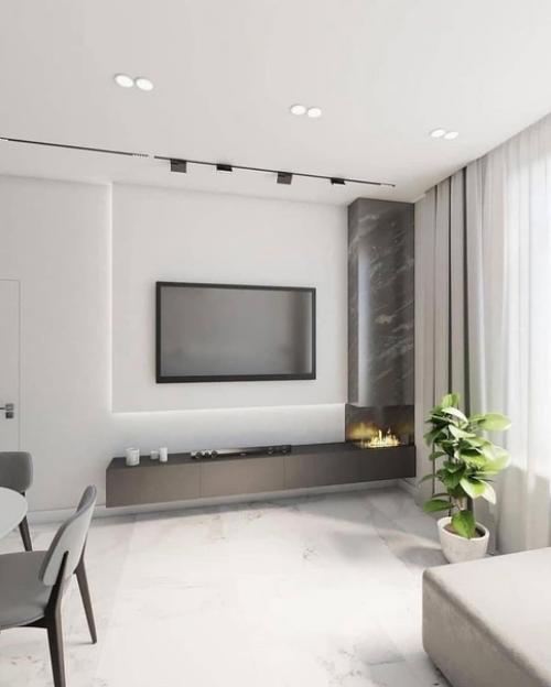 Минималистичный дизайн - проект квартиры. 01