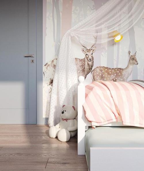 Не только красивый, но и функциональный дизайн - проект детской комнаты. 05