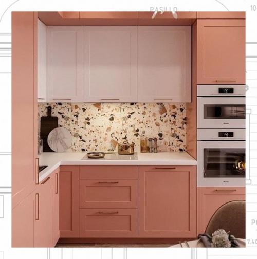 Персиковый - прекрасный компаньон для других цветов. 03