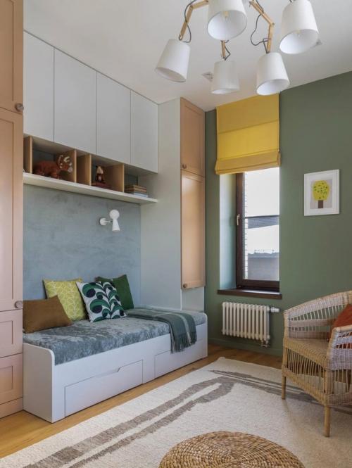 Этот интерьер - о балансе между сдержанной классикой и смелыми деталями. 09