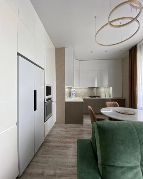 Кухня - гостиная после капитального ремонта. 04