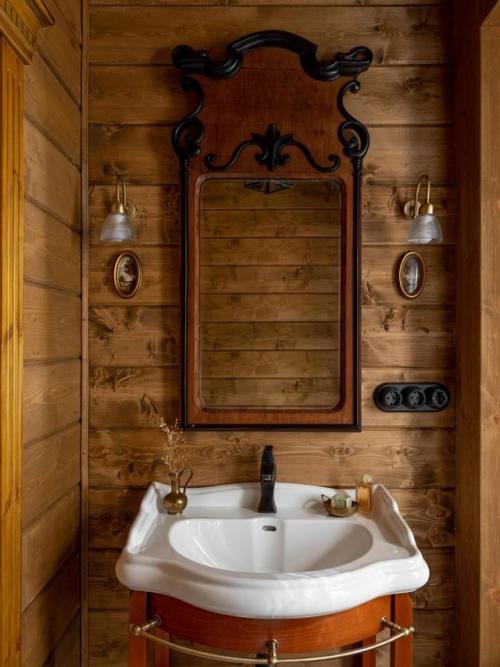 Атмосферный гостевой дом в духе русской усадьбы - место, где прошлое бережно переплетается с настоящим. 06