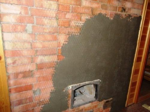 Облицовка камина плиткой. 06 Облицовка камина плиткой. 06