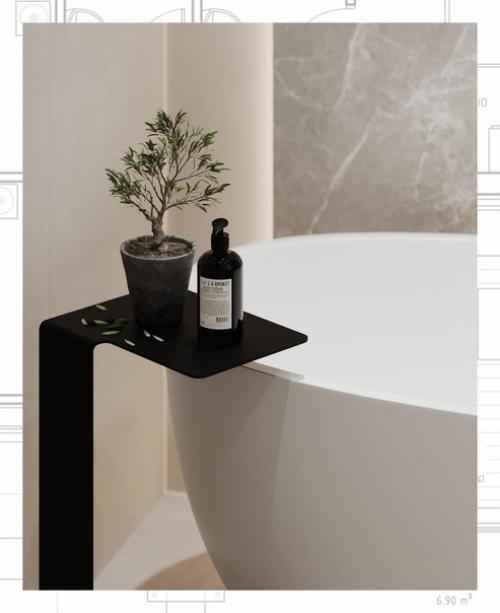 Эффектная, современная, эргономичная ванная комната при мастер спальне. 02