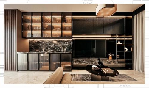 Гармонично сочетать в интерьере красоту и комфорт - одна из основных черт современного стиля. 01