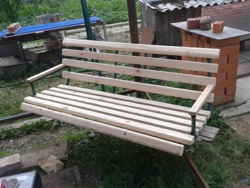 Дачные качели свoими руками. 06