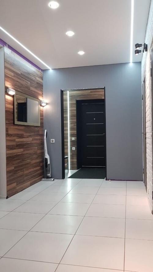 Оцените мой ремонт, сделанный своими руками в прихожей и коридоре! 04