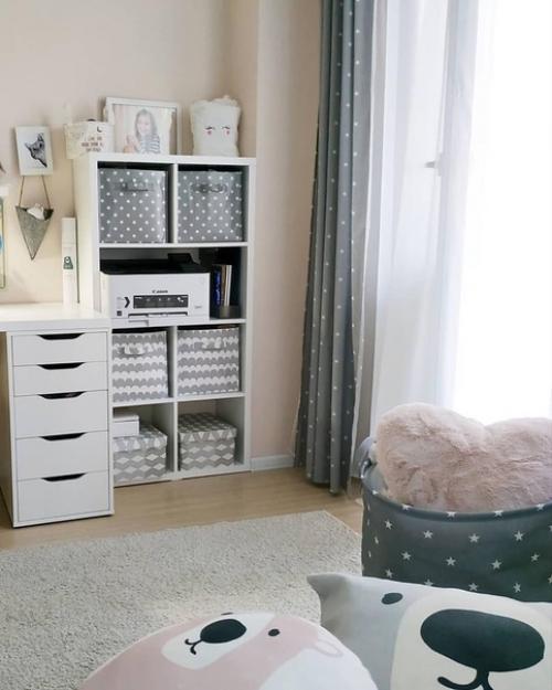 Уютная, нежная и светлая комната для девочки. 07