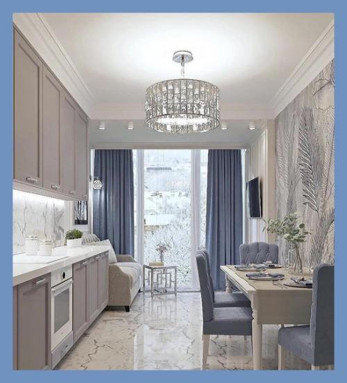 Потрясающий вариант дизайна квартиры в светлых оттенках. 02