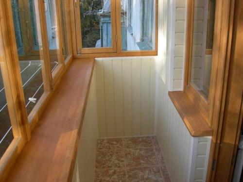 Материалы для отделки лоджии и балкона. 01