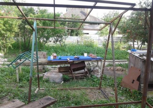 Дачные качели свoими руками. 02