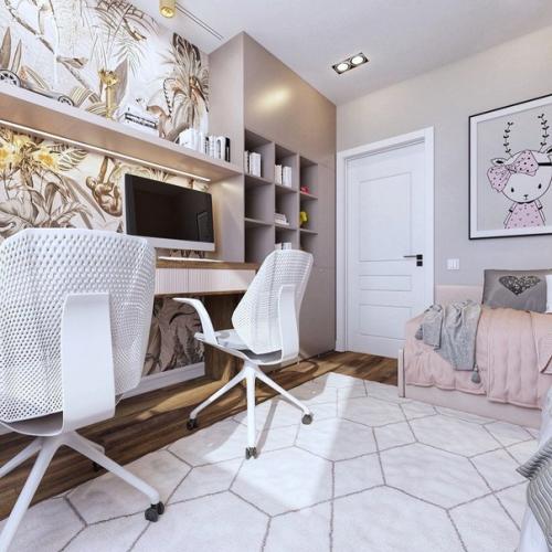 Волшебная детская комната для двоих деток. 03