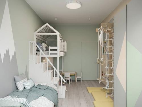 Детская комната для маленькой девочки. 01