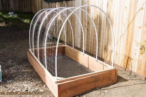 Оригинальный удобный парник своими руками. 06
