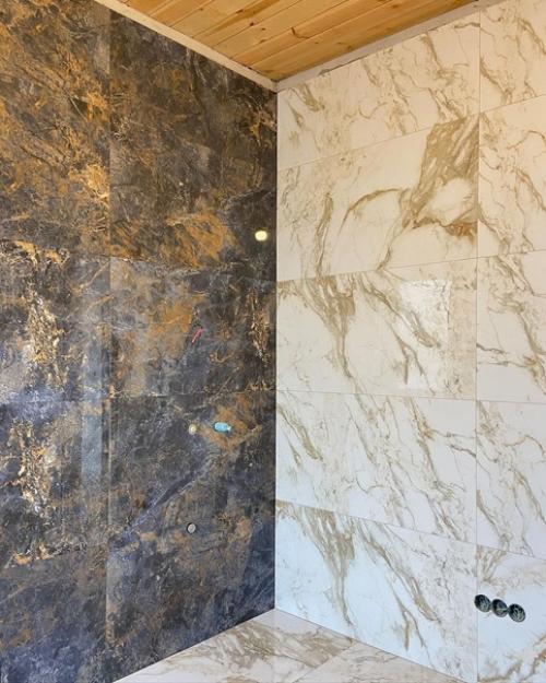 Как вам итоговый вариант отделки двух санузлов в загородном доме? 08