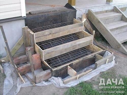 Подробная инструкция для создания ступеней на крыльце. 04