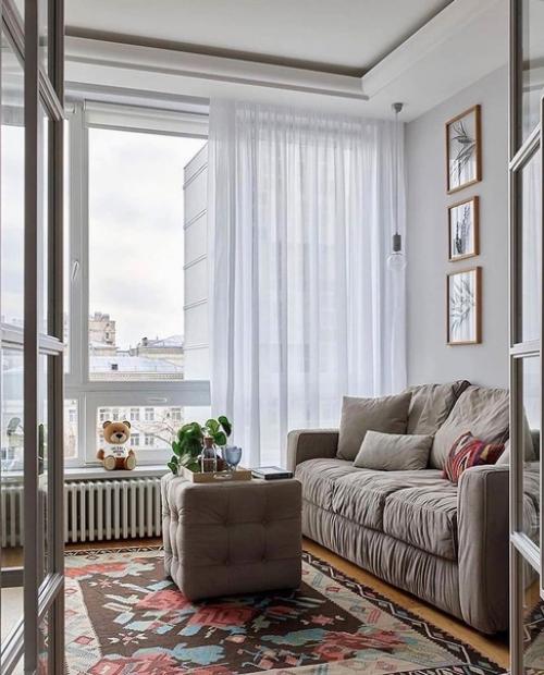 Стильная 1-комнатная квартира. 06