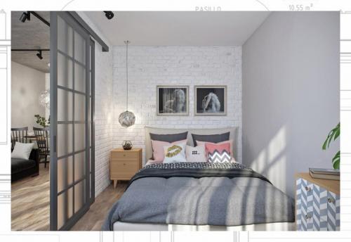 Дизайн проект однокомнатной квартиры 50 кв. 04