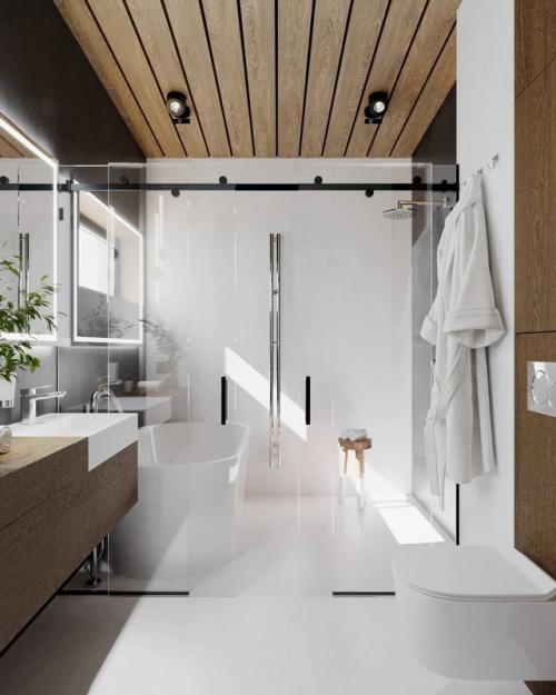 Визуализация стильного коттеджа в современном исполнении - это настоящее наслаждение для глаз. 05