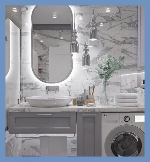 Потрясающий вариант дизайна квартиры в светлых оттенках. 09