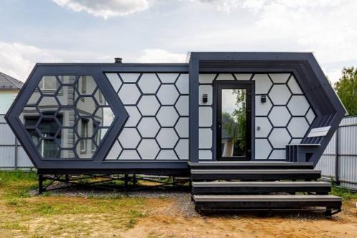 Это не просто парная - это стильный модульный домик, в котором всё продумано до мелочей: 08