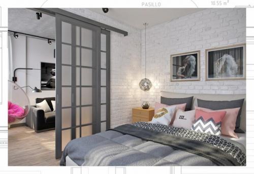 Дизайн проект однокомнатной квартиры 50 кв. 05