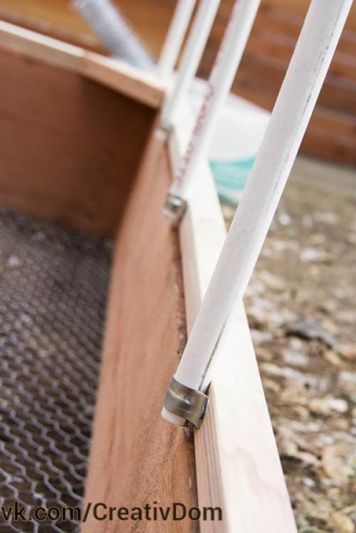 Оригинальный удобный парник своими руками. 05