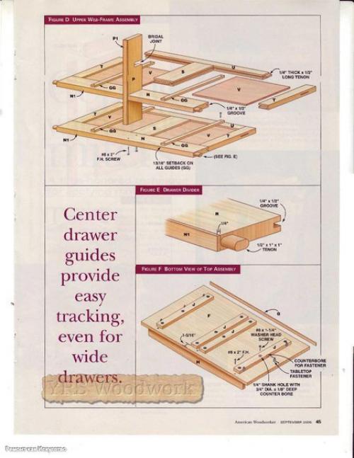 Комод из массива дерева. 06