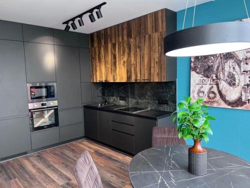 Стильная брутальная евродвушка 55 метров в ЖК манхэттен. 01