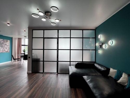 Стильная брутальная евродвушка 55 метров в ЖК манхэттен. 02