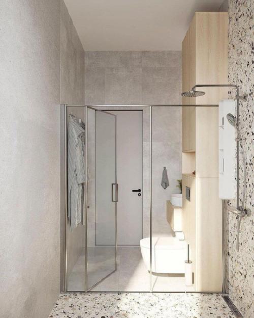 Ванная комната в светлых оттенках. 05