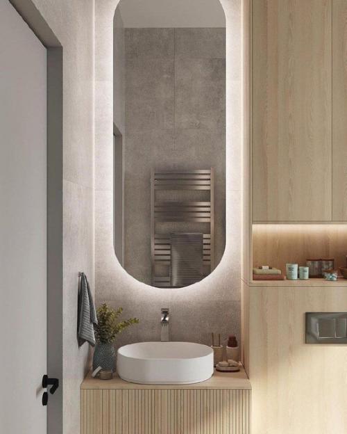 Ванная комната в светлых оттенках. 06