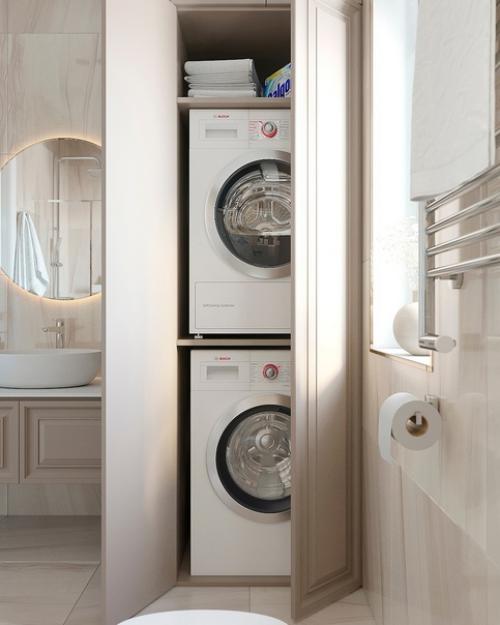 Дизайн санузла, площадью - 5 кв. 04