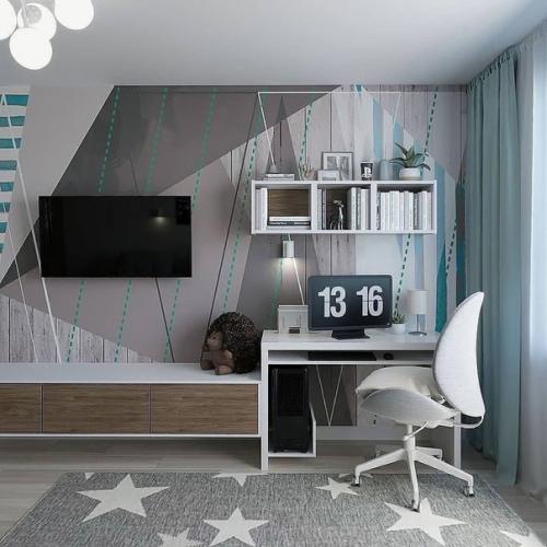 Комната для подростка - отличный дизайн. 04