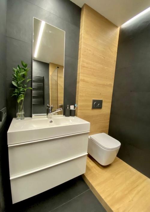 Ремонт санузла - дизайн придумали сами. 01