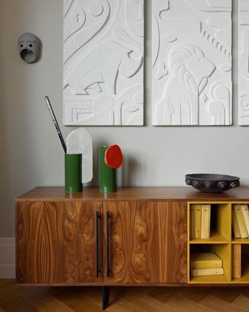 Интерьер без дизайнерских клише и трендовых цветов, сочетает элементы разных эпох. 05