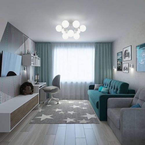 Комната для подростка - отличный дизайн. 01