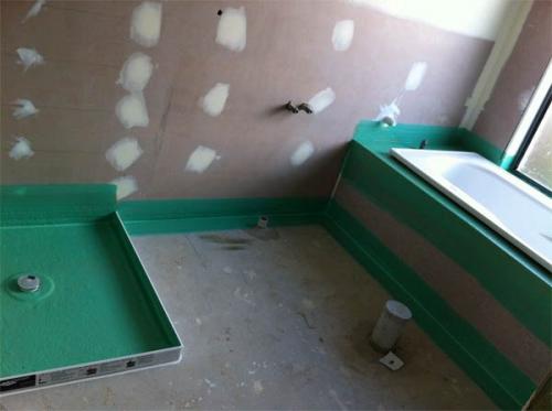 Гидроизоляция в ванной. 02