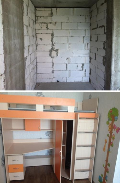 Кроме натяжных потолков и дверей делал всё сам после работы. 05