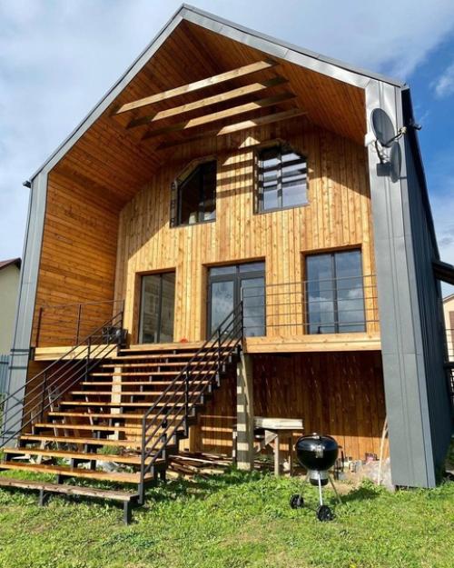 Все началось с идеи построить дом - сарай. 08