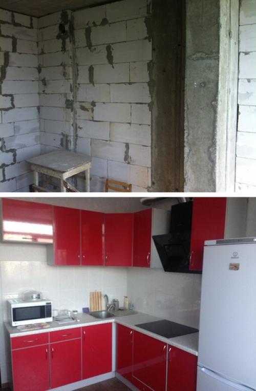 Кроме натяжных потолков и дверей делал всё сам после работы. 03