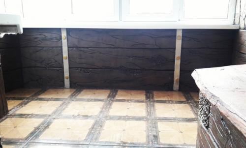 Вот такая отделка балкона как вам? 02