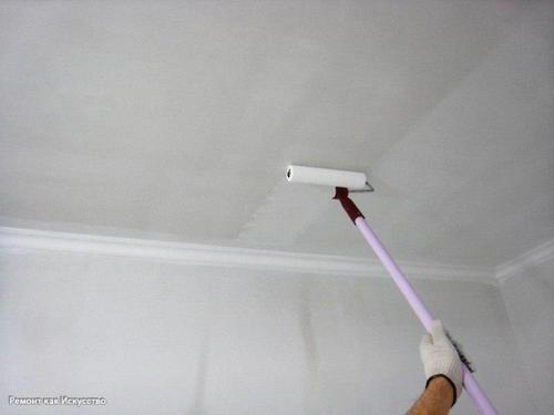 Мы красим стены и потолок. 05